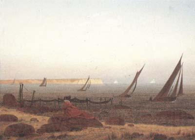 Caspar David Friedrich Woman on the Beach at Rugen (mk10)